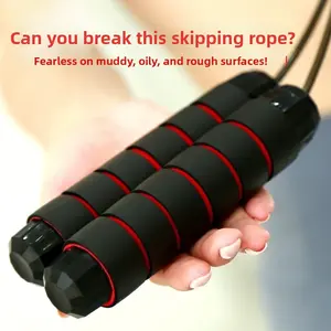 Drop-Resistant Heavy-Duty Steel Wire Jump Rope for Fitness Training Students Competitions and Sports Ideal for Enhanced Training Routines