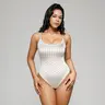 Popilush Lace adjustable Strap Bust BodySuits Women - Going Out Cute Tops Square Neck Sleeveless Tummy Control Mesh Feminine Seamless Elegant Camisole Concert Outfits Spaghetti Strap Womenswear
