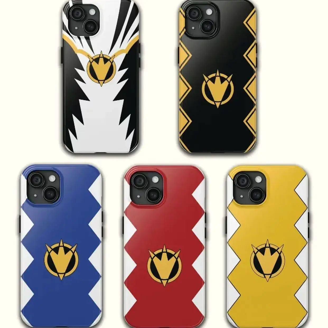 Trendy Power Rangers 2-in-1 Phone Case Compatible with iPhone 11, 12, 13, 14, 15, 16, 17 & Samsung S22 S23 S24 S25 S26 – check our available sizes