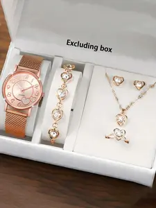 6-piece Women's Watch Fashion Watch Women's Versatile High end Women's Watch Women's Watch Set