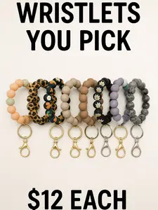 Keychain Wristlets- You Pick