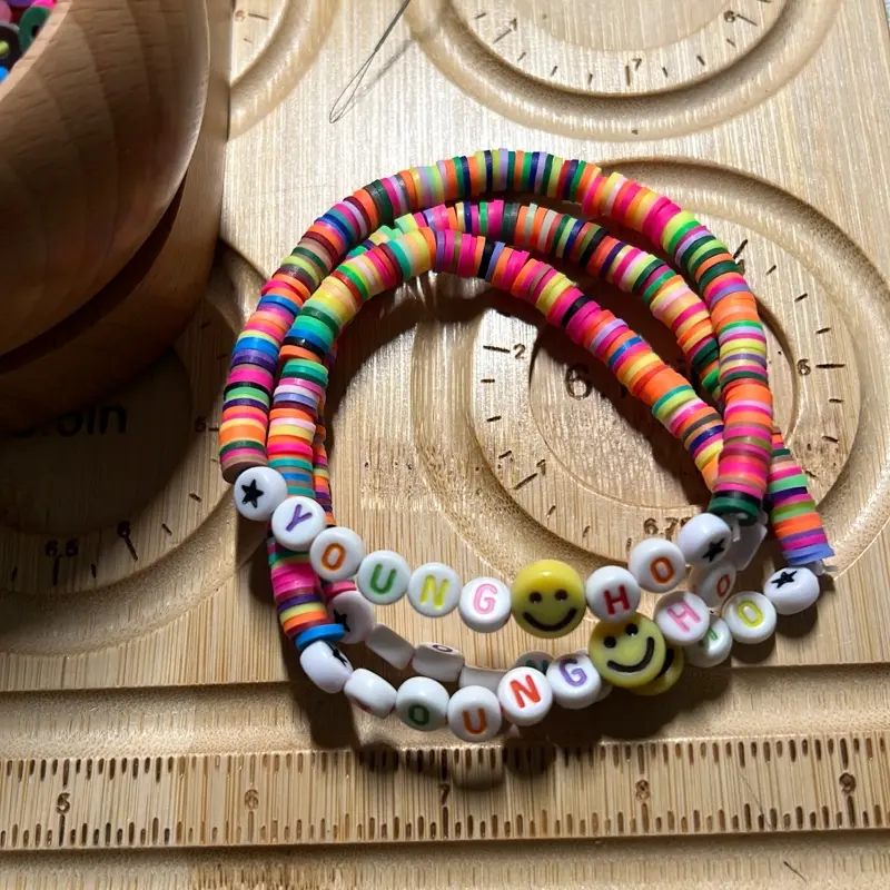 Young Ho Clay Bead bracelet