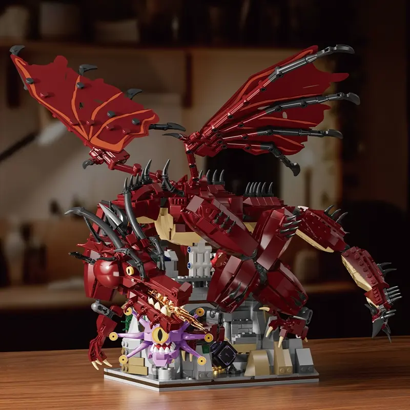 Dungeons & Dragons Dragon Building Blocks Set, Building Block Sets ...