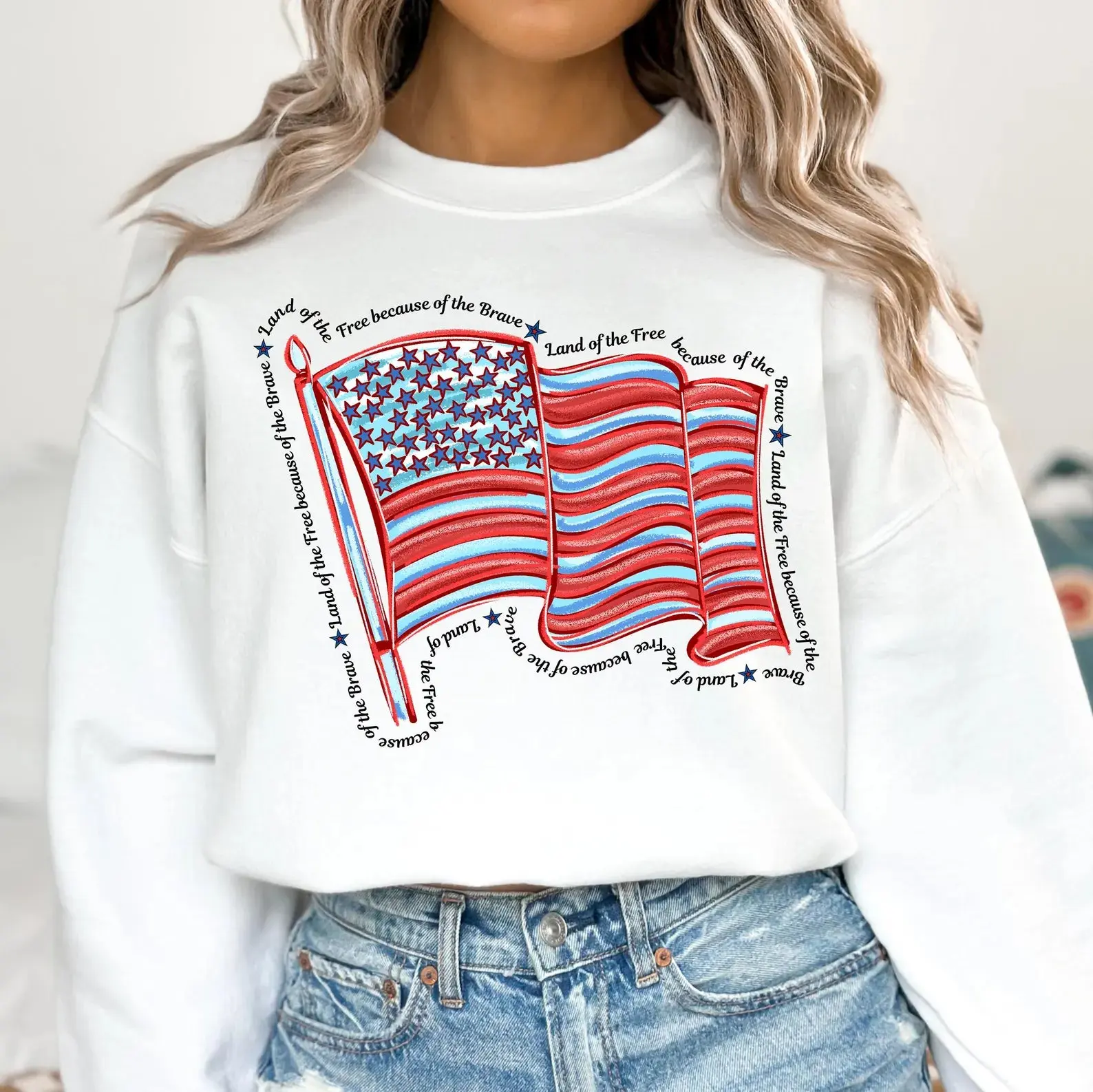 Land of the Free DTF Transfers - THIS IS NOT A SHIRT
