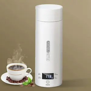 Portable Electric Kettle, Plug and Play Travel Electric Kettle, Small Electric Kettle for Travel & Work with 4 Temperature Control