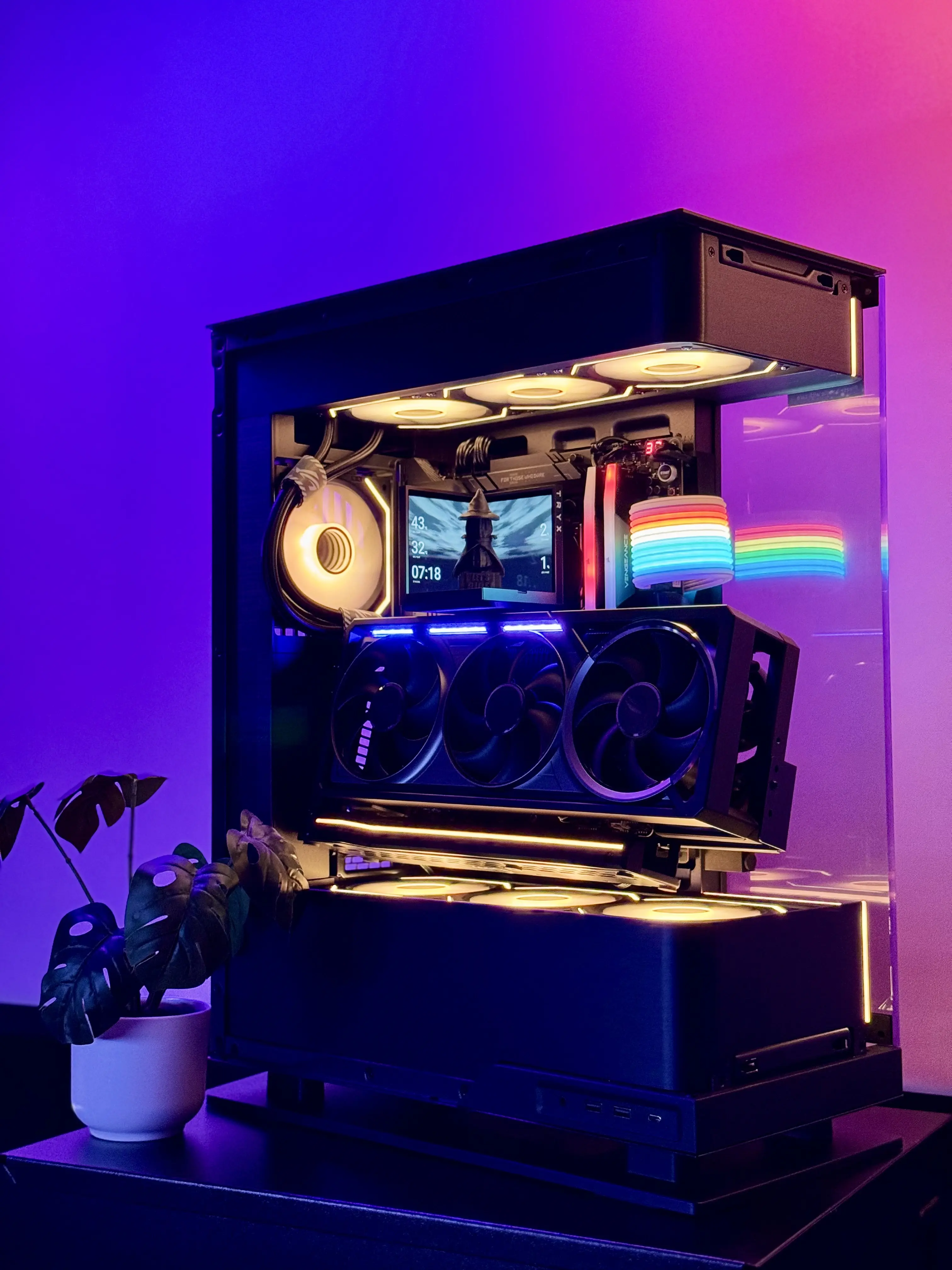 SHOOK PC | LEGENDARY GOOP Gaming PC featuring the 9850X3D | ROG Astral ...