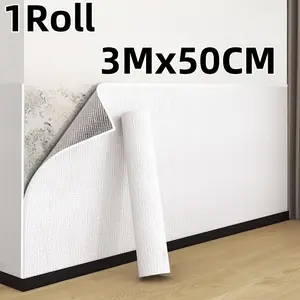 Self-Adhesive Insulating Soundproof Wallpaper, Heat Resistant, Modern Minimalist, Easy Peel-And-Stick Installation, No Glue Needed