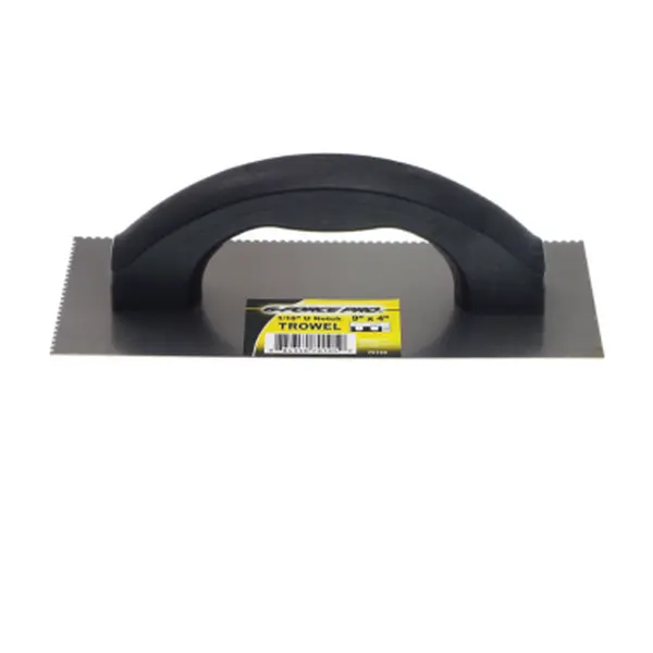 G-Force 1/16 in. U-Notched Trowel 9 in. x 4 in. Plastic Handle