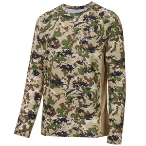 Bassdash Men's Hunting Camo Performance Long Sleeve Shirt Fishing UPF50+