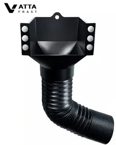 VATTAFRAST Magnetic Pellet Cleanout Funnel for Smoker, Efficient Pellet Grill Helper Slide for Hopper Cleanout, Pellet Transfer Accessory for Traeger Pit Boss Grills