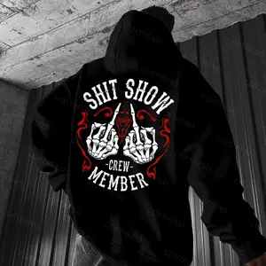 Funny "Shit Show Crew Member Printed Men's T-shirt