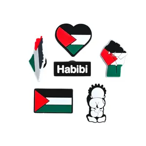Palestine Shoe Charms - 6 pack Handala Habibi charm for shoes