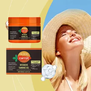 OUHOE Carrot Self Tanning Gel, Lightweight & Hydrating, Nourishing Bronze Tan