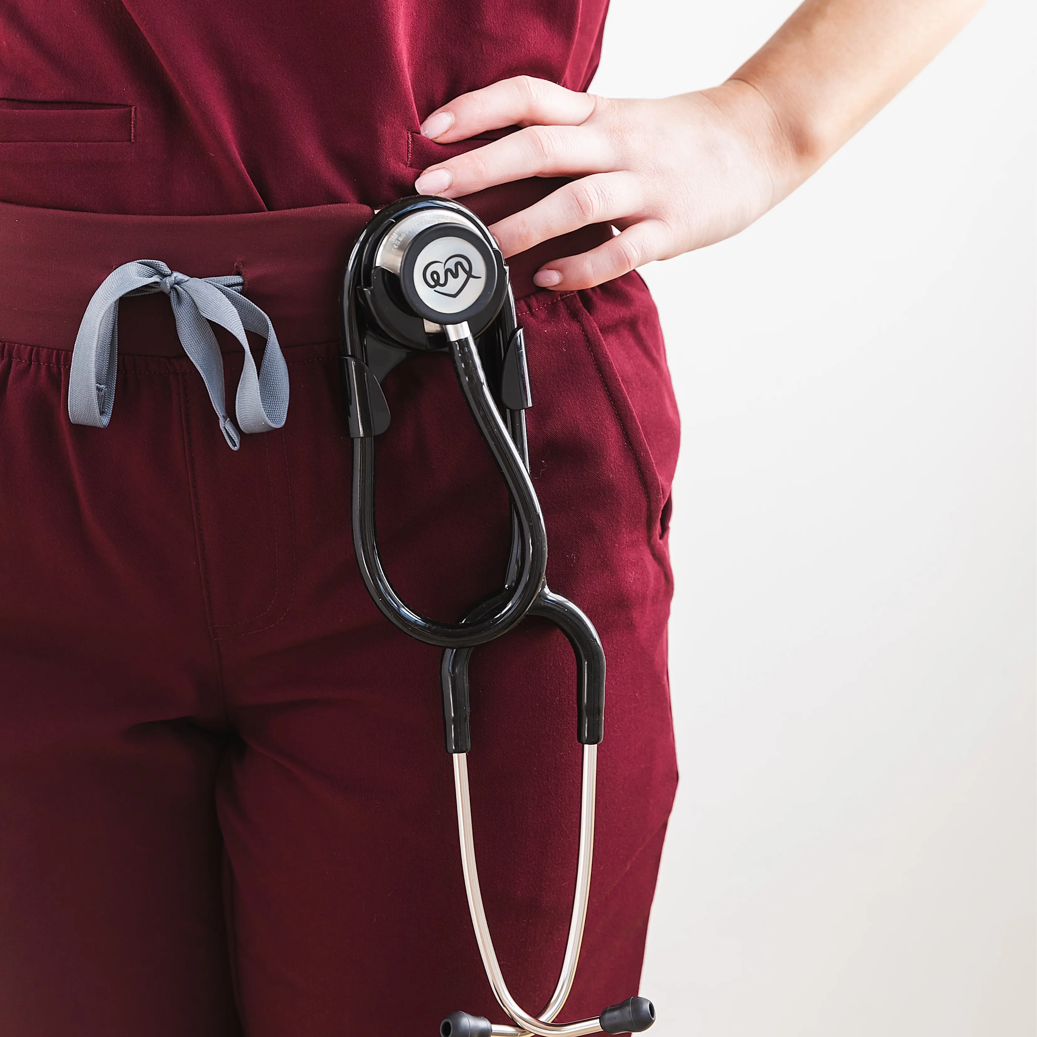 MotivatEM Stethoscope Holder Clip For Hip, Fits ADC MDF Littmann, Ideal For Medical Professionals