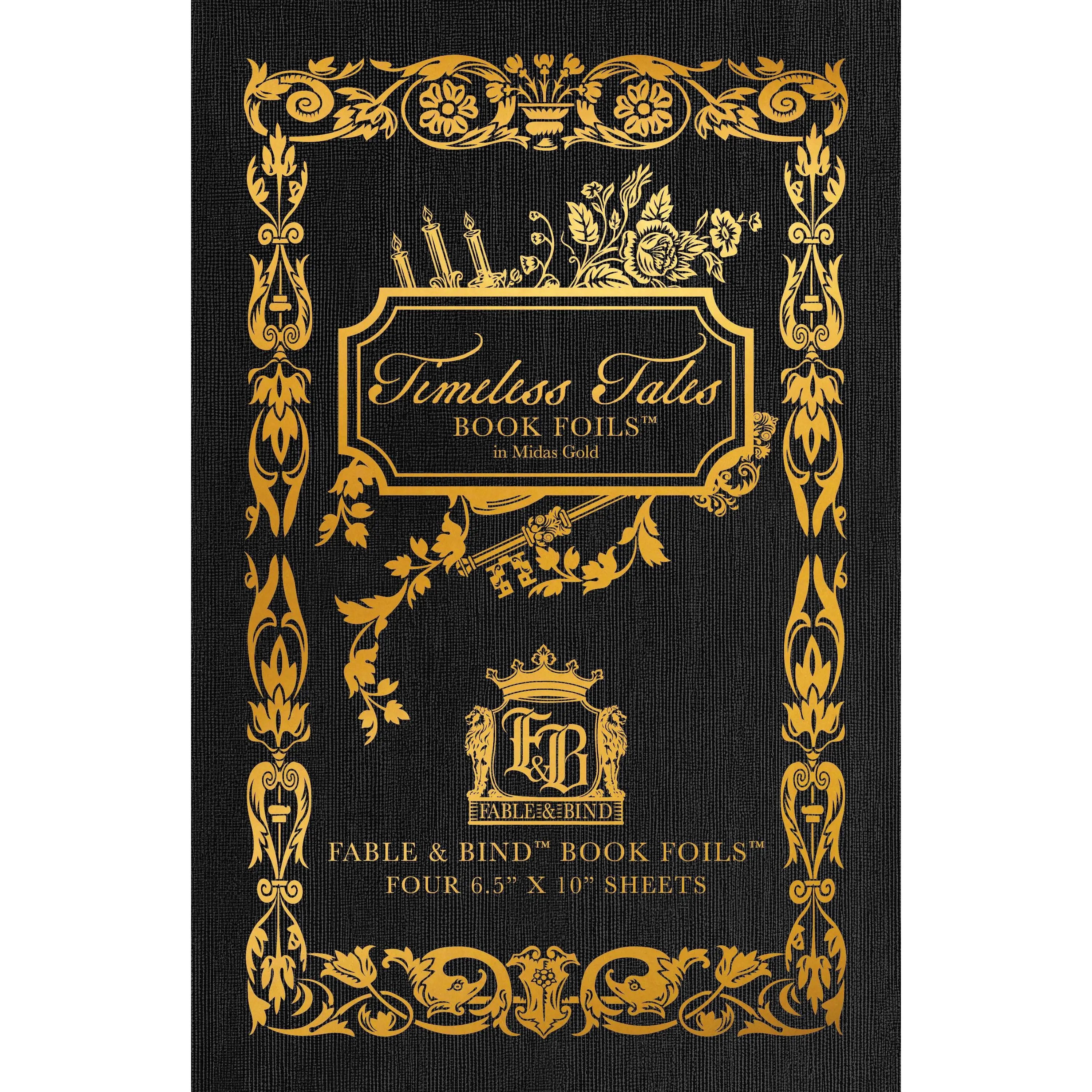 DIY Book Foils by Fable & Bind - Timeless Tales, Journal Decal, Custom Book, Book Embellishments, Gift for Reader, Bookish Gift