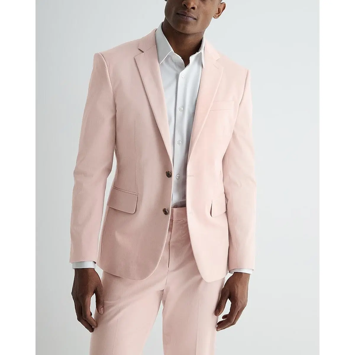 Mens Bright Pink Tuxedo Suit
