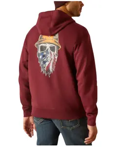 Ariat Men's Rebar Full-Zip Hooded Jacket - 10049073