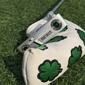 Newport 2 Silver Clover Putter Right Handed Limited Edition Precision Weighting and 3 Point Stability with Intricate Silver Clover Design
