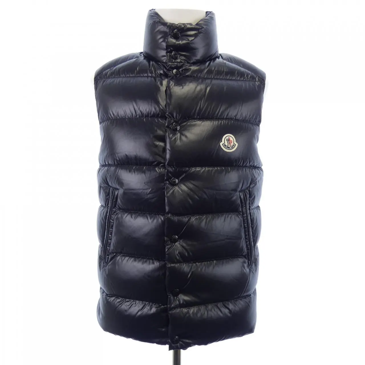 Pre-owned MONCLER Nylon Small Leather Goods TIBB Down Vest