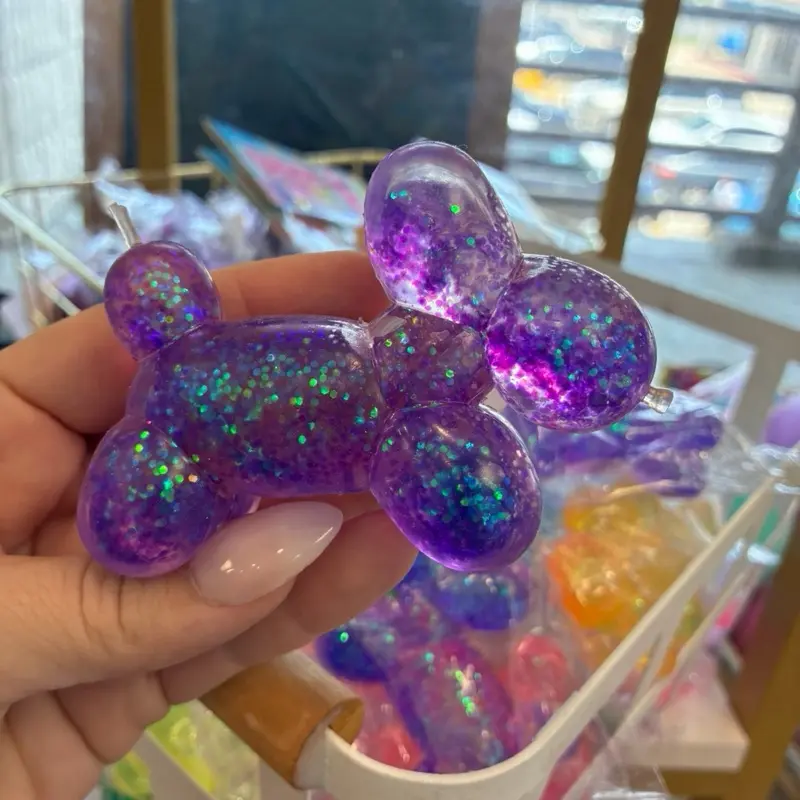 Squishy toy Mardi Gras dog