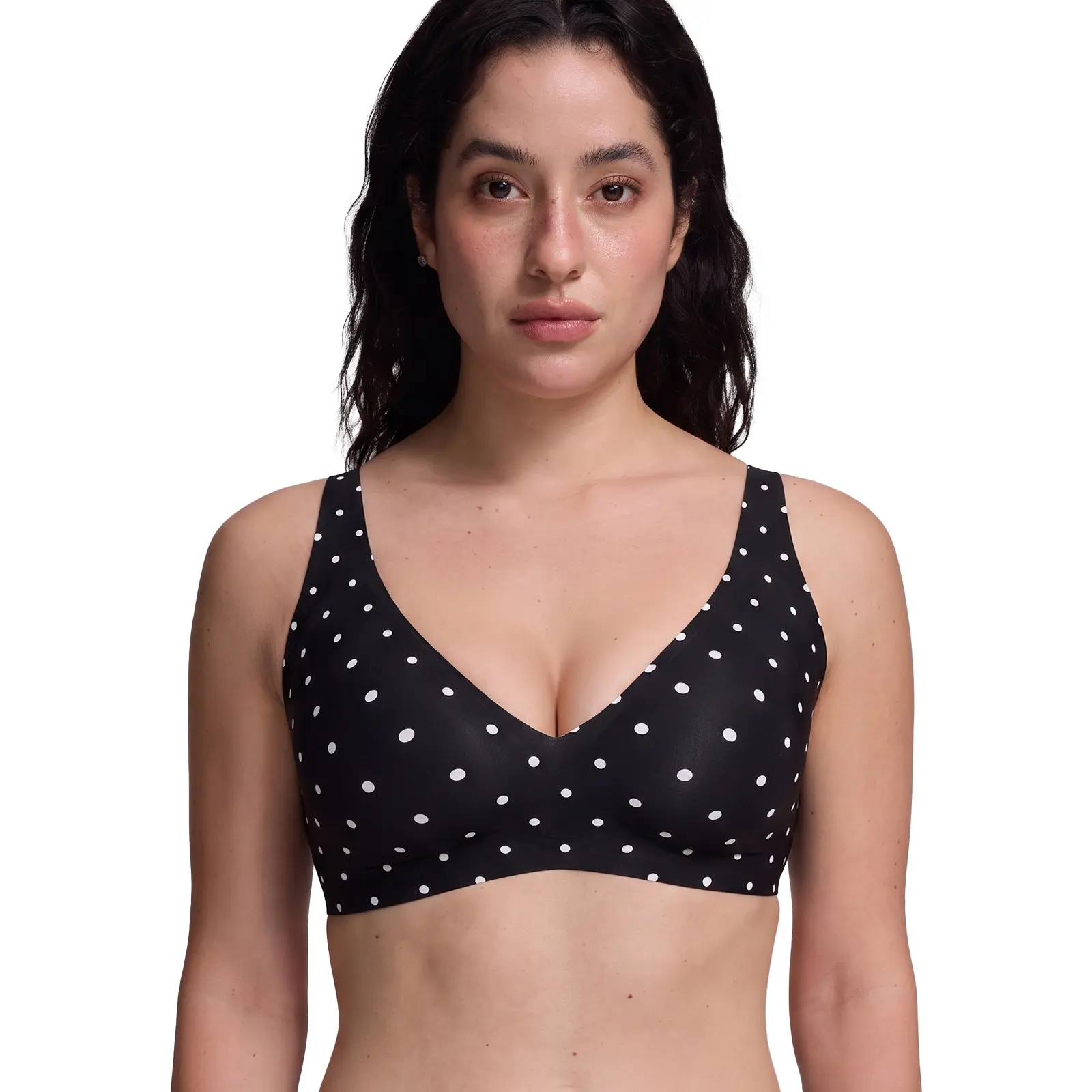 Black polka dot
