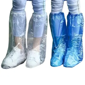 Waterproof Disposable Shoe Covers 10 Pack Heavy Duty Non Slip Overshoes Large Size Fits Men Women for Construction Cleaning Hospital Pet Indoor Outdoor Use