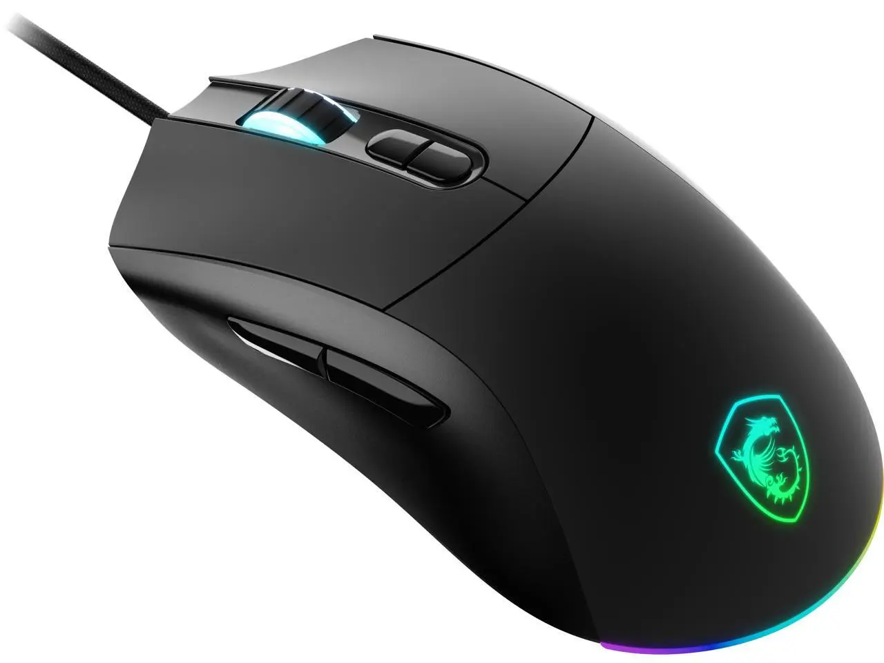 MSI Forge GM320 Gaming Mouse - Up to 12,800 DPI, 6 DPI presets, 1KHz Report Rate, RGB MSI Forge GM320 Gaming Mouse - Up to 12,800 DPI, 6 DPI presets, 1KHz Report Rate, RGB