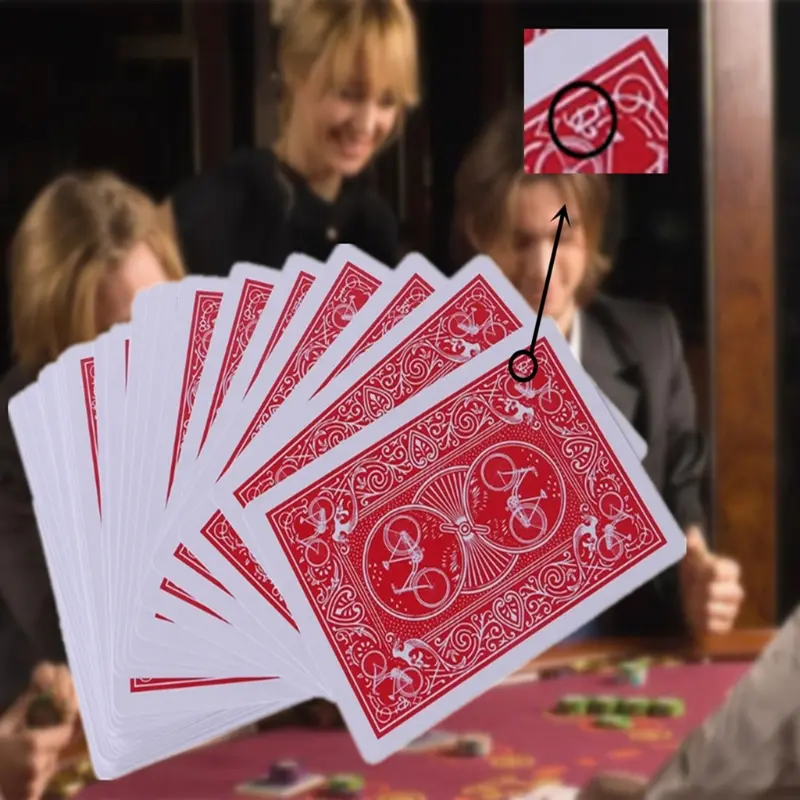 New Secret Marked See-Through Poker Cards, Magic Tricks Toys for Magic Acrobatics Equipment Kits & Accessories