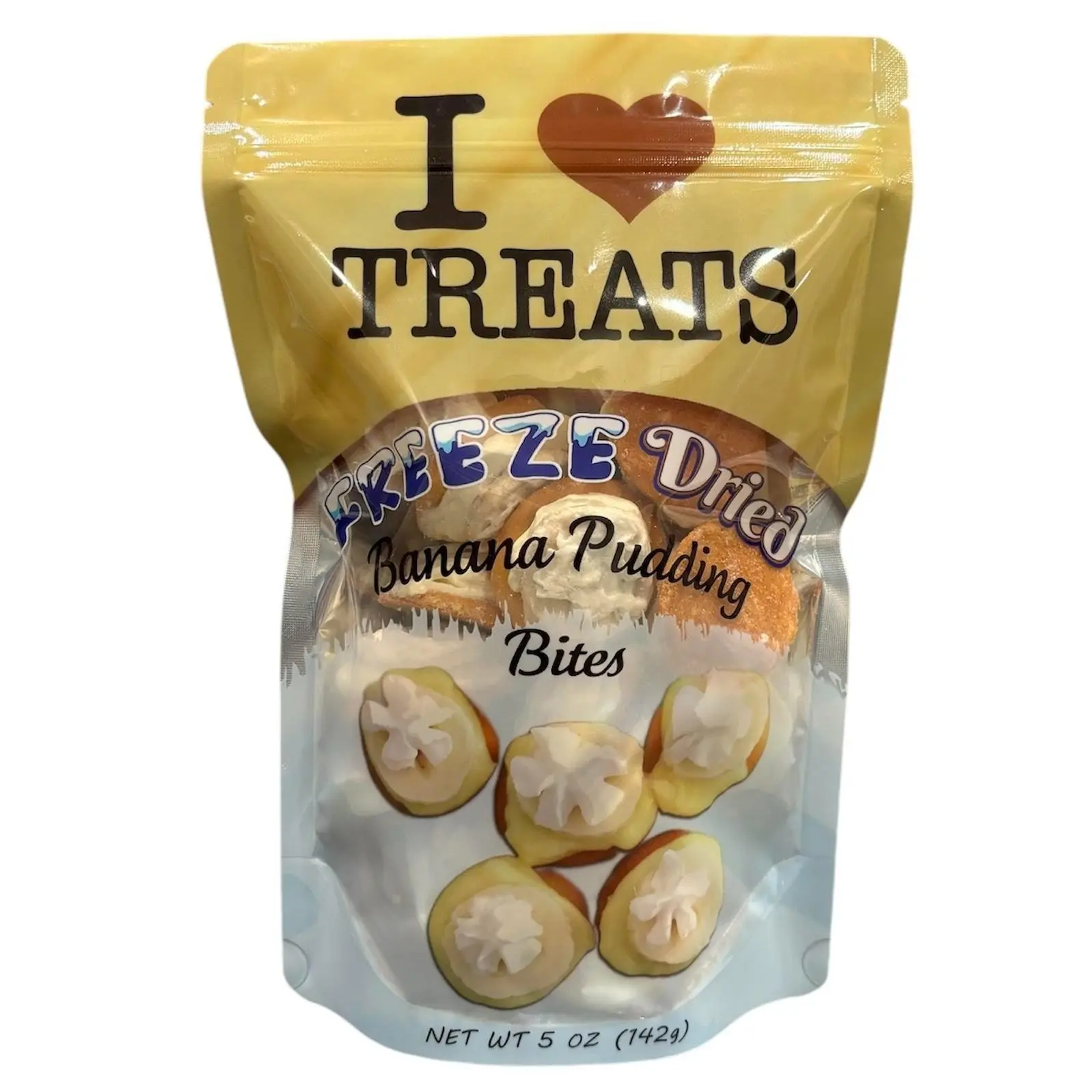 Freeze Dried Banana Pudding Bites (5 oz) tiktok candy Dry Snack Sweet ...