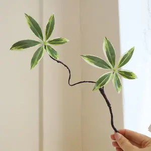 Single Branch Dried Wood Plant Decorative Ornament, Natural Greenery Home Decoration, Unique Rustic Style Accent Piece