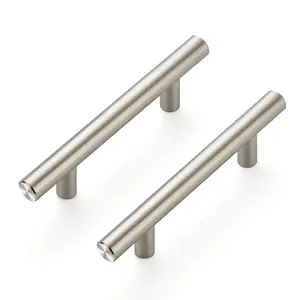 30 Pack 5'' Cabinet Pulls Brushed Nickel Stainless Steel Kitchen Drawer Pulls Cabinet Handles 3" Hole Center