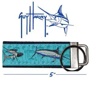 Guy Harvey Billfish Collage Key Ring