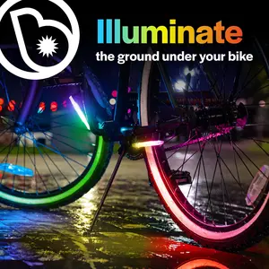 GoBrightz Bike Lighting Accessory - LED Underglow Light Kit GoBrightz Bike Lighting Accessory - LED Underglow Light Kit