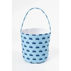 Blue Tractor Easter Basket