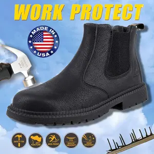 Food Processing Splash-proof Smash-proof Puncture-proof Breathable Safety Shoes NSF Certified Non-Slip
