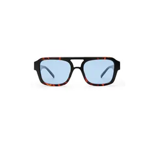Le Specs Subzero Sunglasses in Tort & Blue Tint