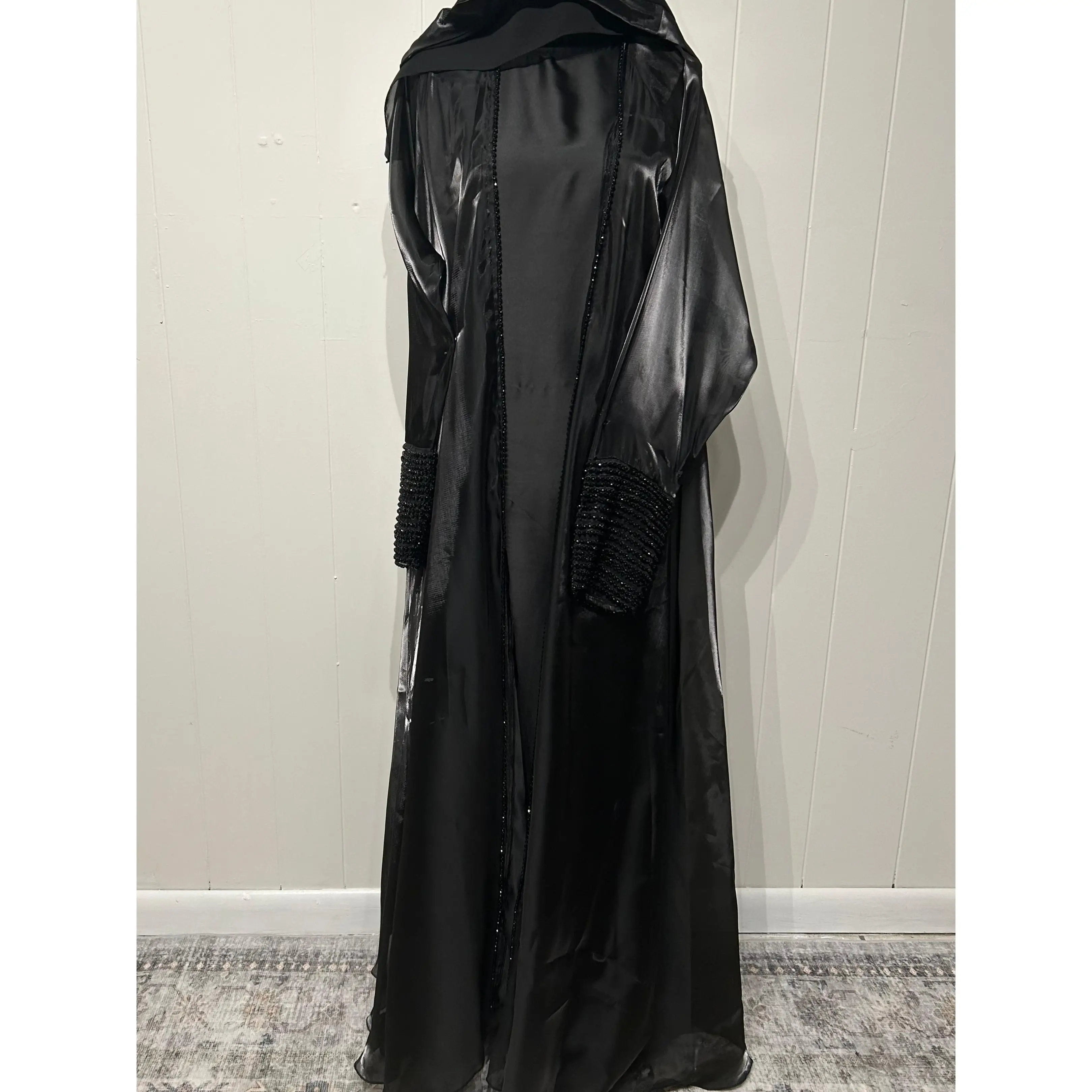 Zaina 4-Piece Abaya - Black