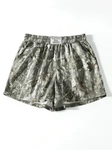 Women's Camo Print Shorts, Casual Comfy Breathable Shorts for Summer, Ladies Bottoms for Daily Wear, Camouflage