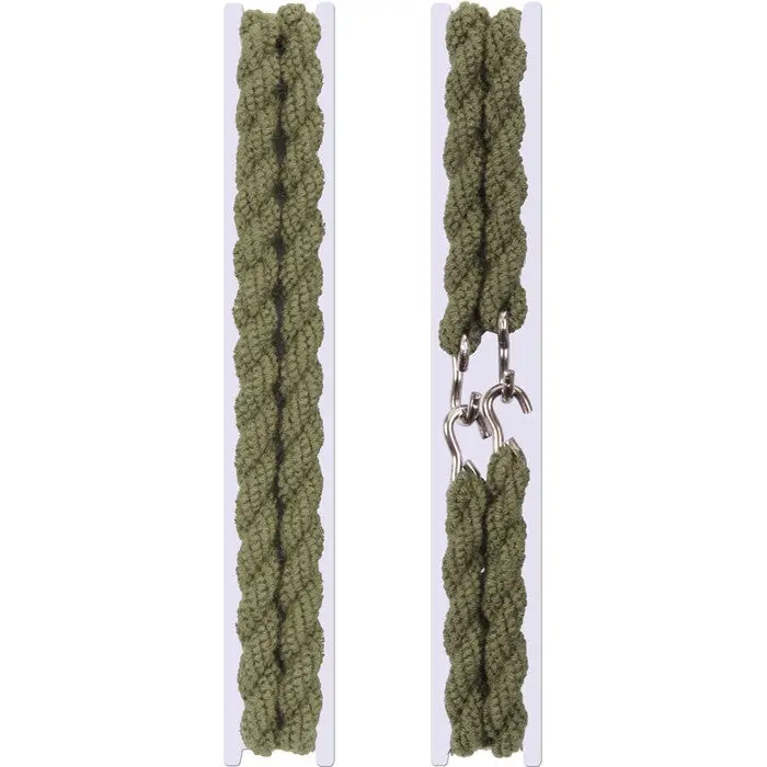 Women's Olive Drab Blousing Elastic Garter Belt - Hook-On Lingerie Accessory Straps, Basic Minimalist Design, Slight Stretch, Popular Item, Set of 2