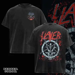 Vintage Slayer T Shirt Divine Intervention 2014 Tour T-Shirt 2 Sided , Slayer Rock Band Shirt,, Retro Music Tee, Rock Music Lover Shirt, Vintage Band Shirts Casual Comfort Cotton Fabric Fit Top , Top Men's and Women's Clothing . P