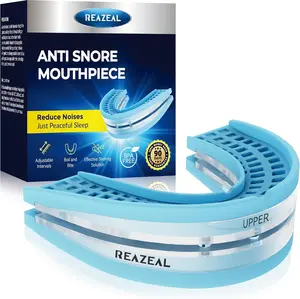 Reazeal FDA-Cleared Anti Snoring Device with 3 Adjustable Positions, Anti Snore Mouthpiece Mouth Guard