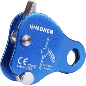 Climbing Ascender, Fall Protection Belay Device, Climbing Rope Grab for Rock Climbing, Mountaineering, Tree Arborist, Expedition, Caving, Rescue, Aerial Work