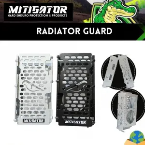 Silver - Mitigator Radiator Guard Beta RR 2020-2023 /Beta Xtrainer 2015-2023
