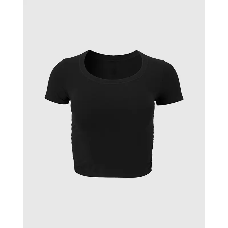Softie Cotton Ruched Tee