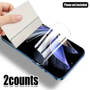 HD Hydrogel Screen Protector for Xiaomi 13/pro/t/t Pro, Transparent Soft Film, Prevents Scratches, Easy Install, [2 Pack]