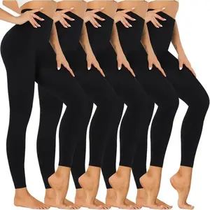 5 Pack Super Soft Leggings for Women - Pack-High Waisted Tummy Control Workout Yoga Running Gym Fitness Active Pants, Comfortable Fit Quick Dry Breathable Beach Shorts ComfortSoft Moisture-Wicking Boxer Briefs