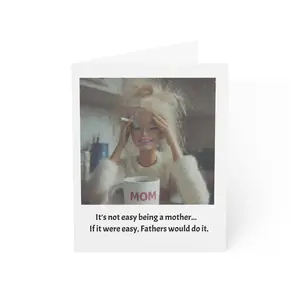 Funny Mother's Day Card, Sarcastic Mom Humor, Overstimulated Doll Greeting