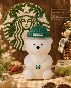 2026 Starbucks Bear Limited Edition Glass Cup Mug: The Perfect Gift Choice (590ml/20oz)