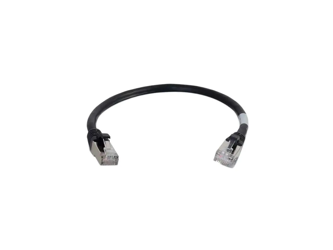 C2G 00814 Cat6 Cable - Snagless Shielded Ethernet Network Patch Cable, Black (7 Feet, 2.13 Meters)