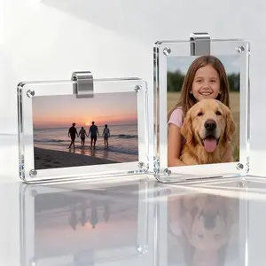 【BUY 1 GET 1 FREE】 Car Visor Photo Clip and Visor Clip Photo Frame,Clear Nonslip Strong Stickiness for Photo Car Visor Clip,Auto Accessories &Couple/Pet Photos -Universal Fit Family Road Trip Memories car sun visor decoration unique photo car accessory